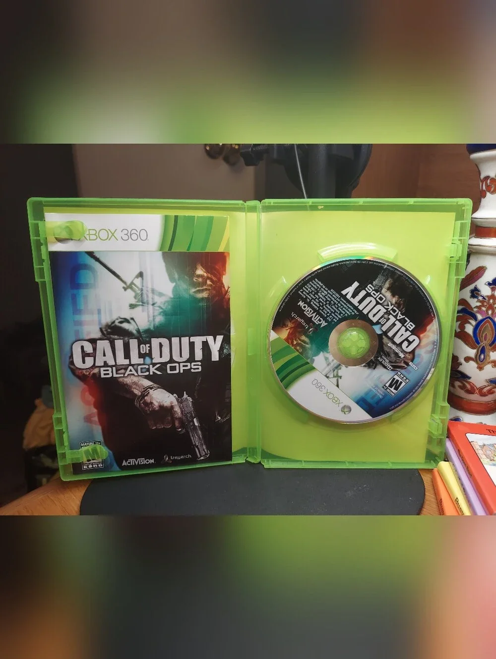 Call of Duty Black Ops Xbox 360 ESRB Rated M For Mature Pre-owned Game